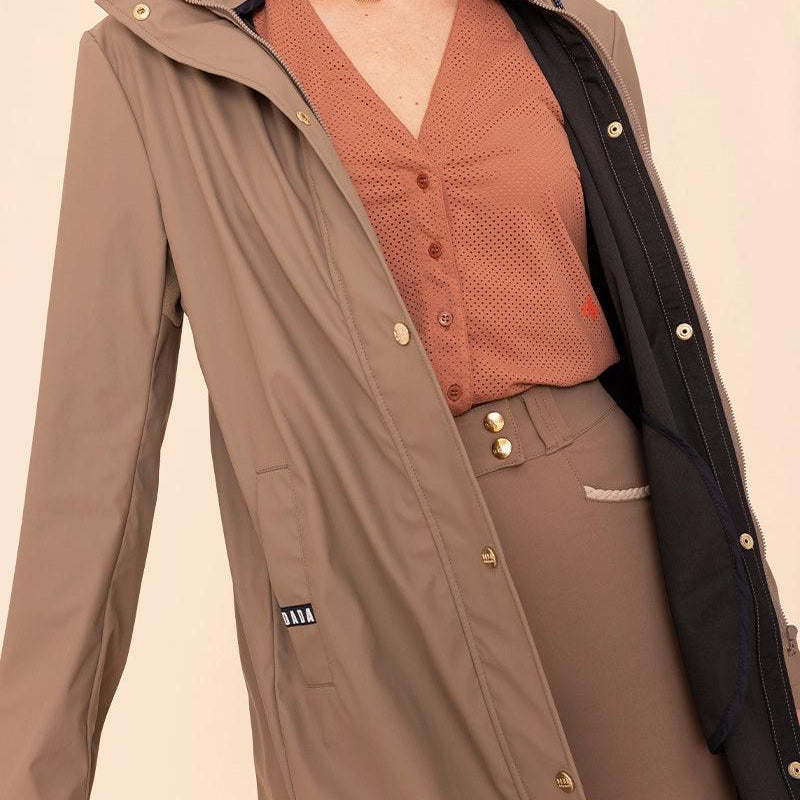 Ladies Kino Rain Coat - Mocha