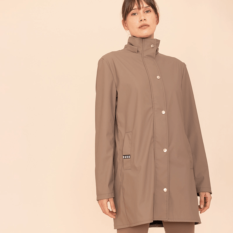 Ladies Kino Rain Coat - Mocha