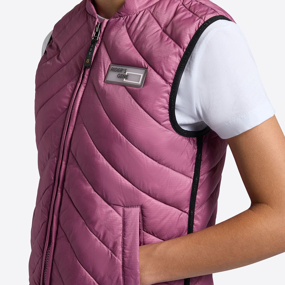 Ladies RG Lightweight Puffer Vest - Pink