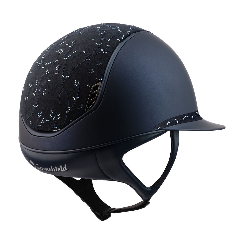 PRE-ORDER Miss 2.0 Shadowmatt Crystal Leaf Helmet - Navy