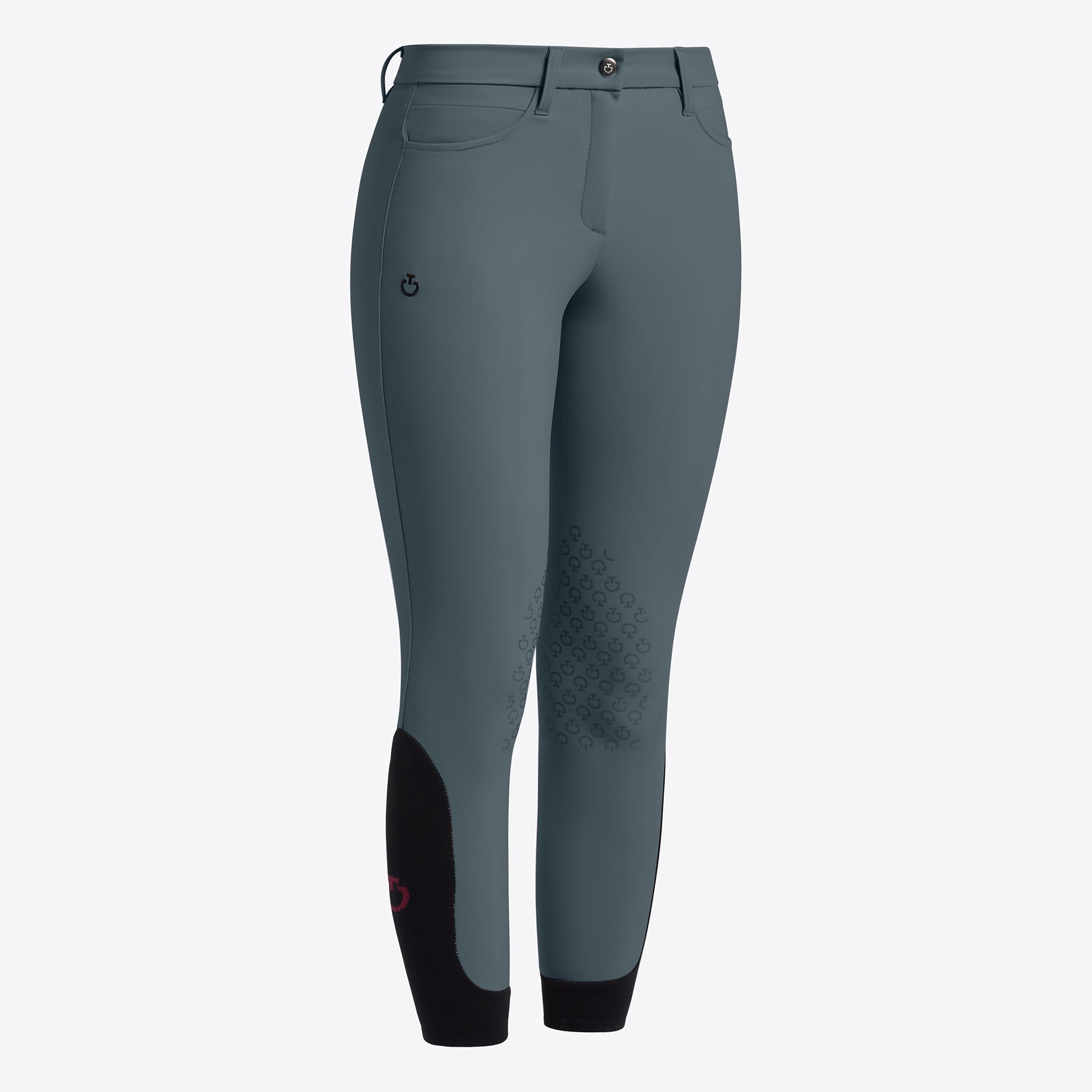 Girls Colour Grip Breeches - Stormy Grey