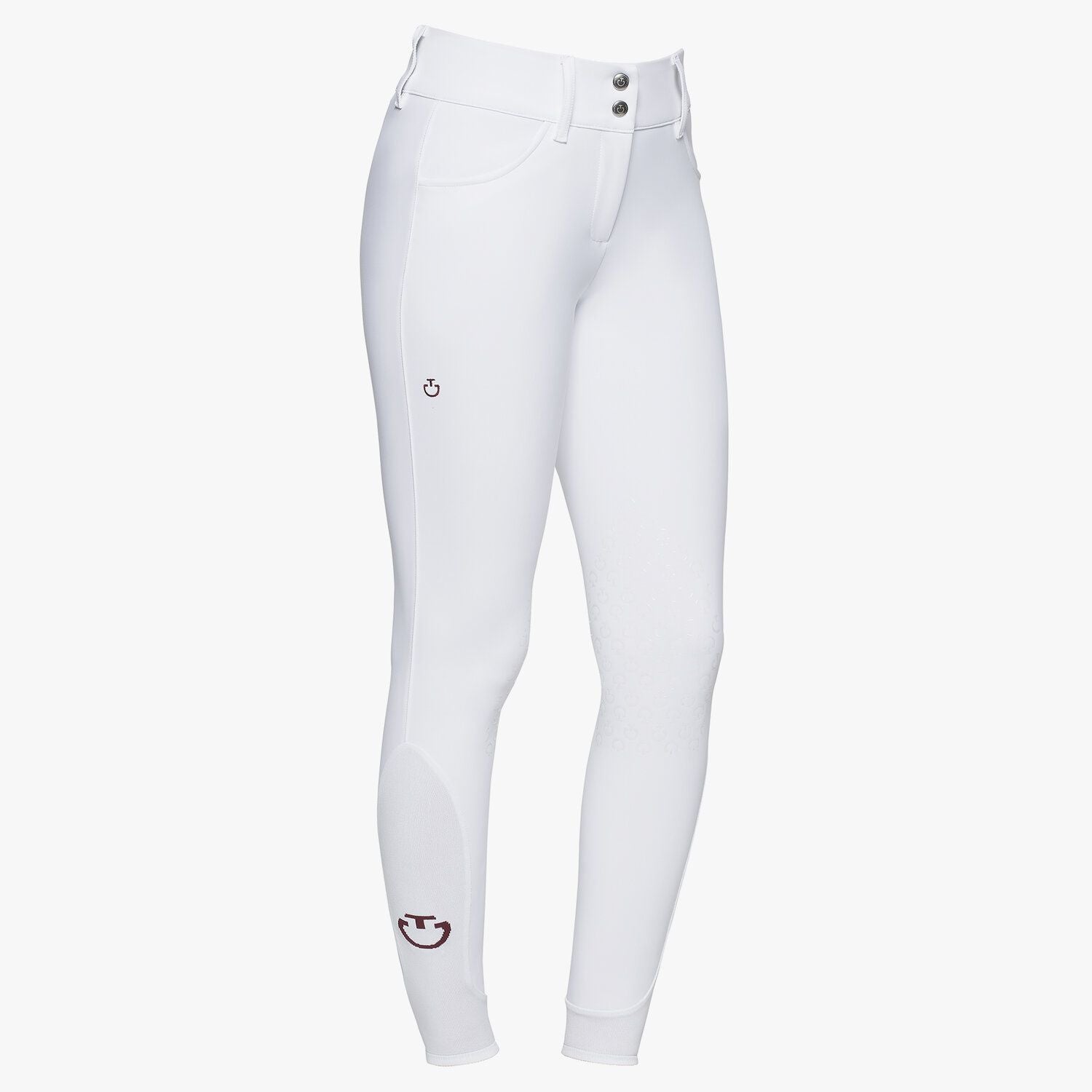 Ladies American Breeches | High Rise | Knee Grip | White