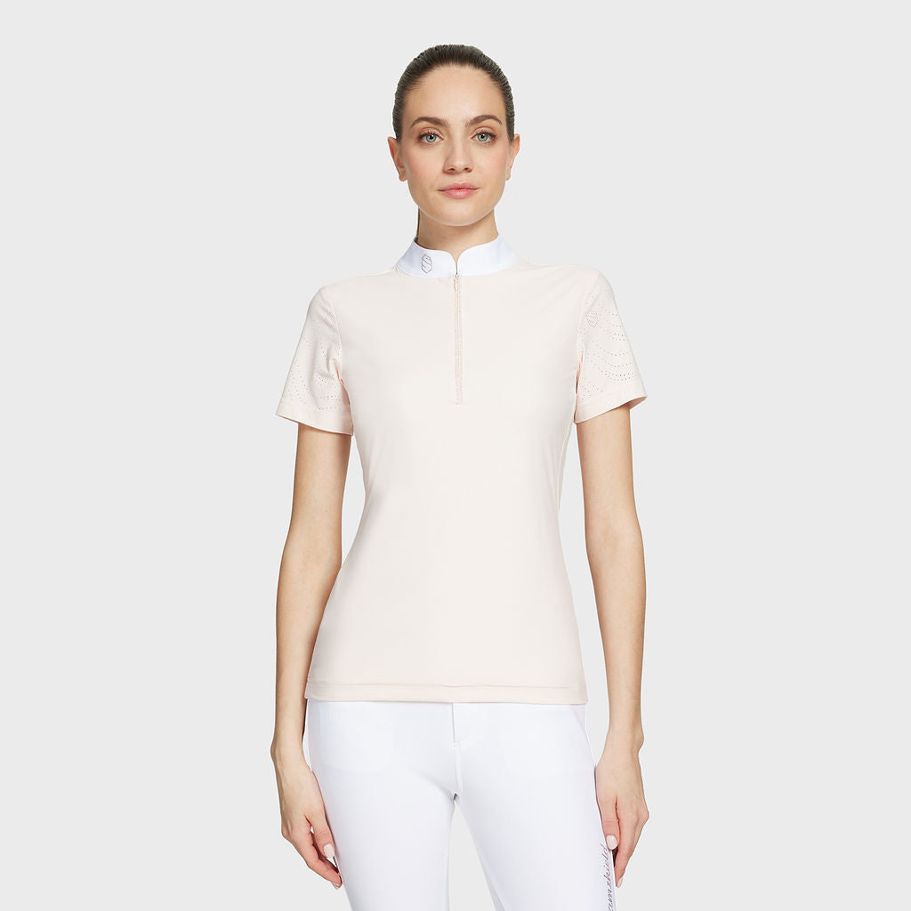 Ladies Aloise Air Short Sleeve Show Shirt - Rosewater