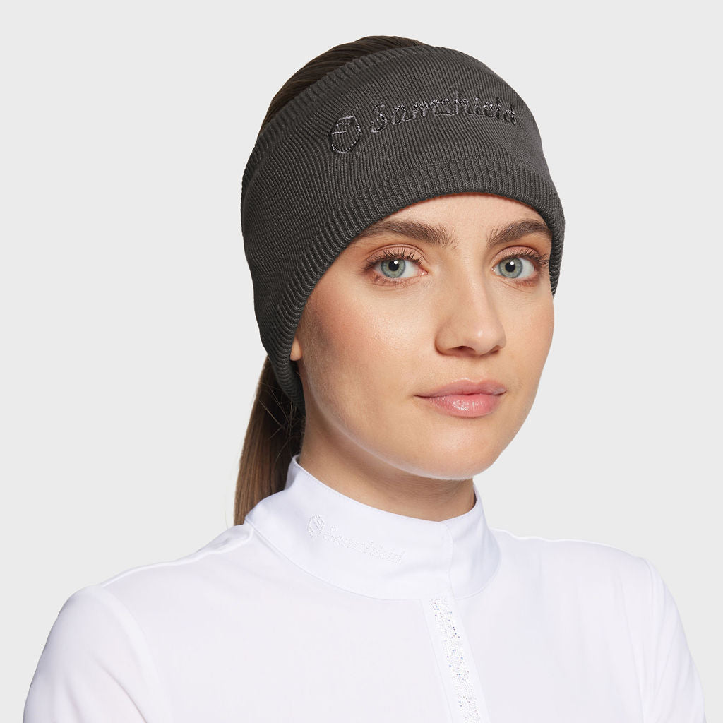 Ladies Amalie Crystal Headband - Asphalt