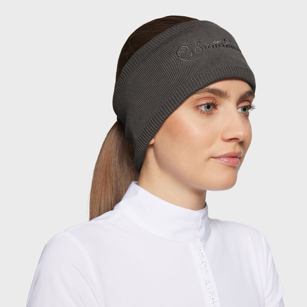 Ladies Amalie Crystal Headband - Asphalt