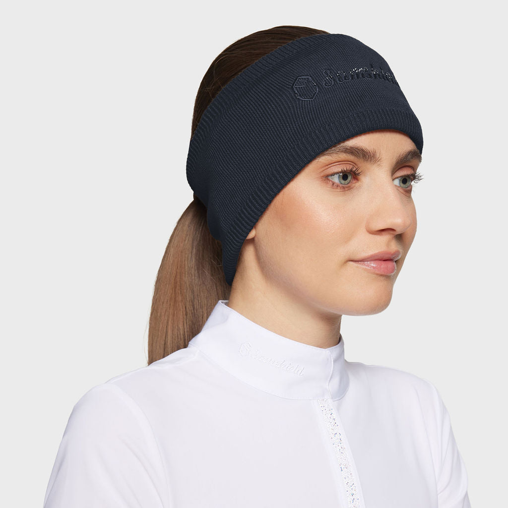 Ladies Amalie Crystal Headband - Navy