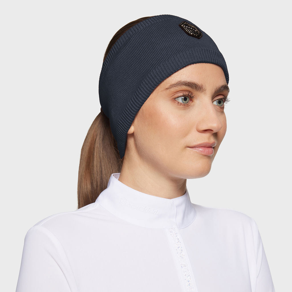 Ladies Amalie Pearl Headband - Navy