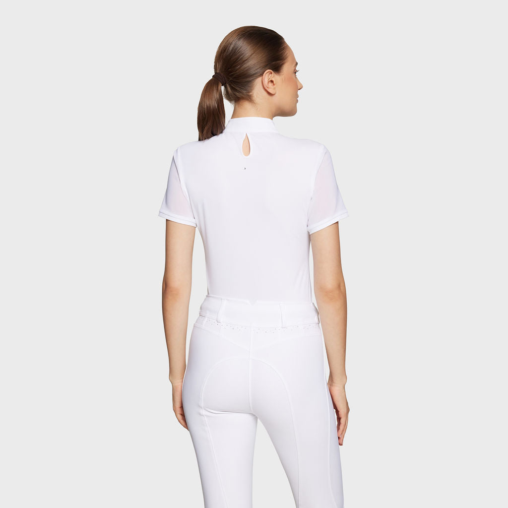 Ladies Apolline Boreal S/S Show Shirt - White