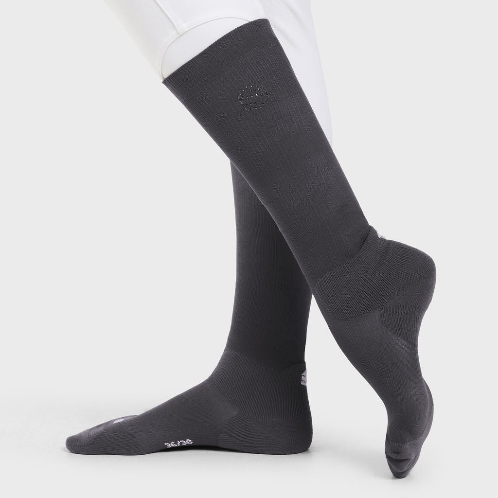 Ladies Balzane Soft Socks - Asphalt