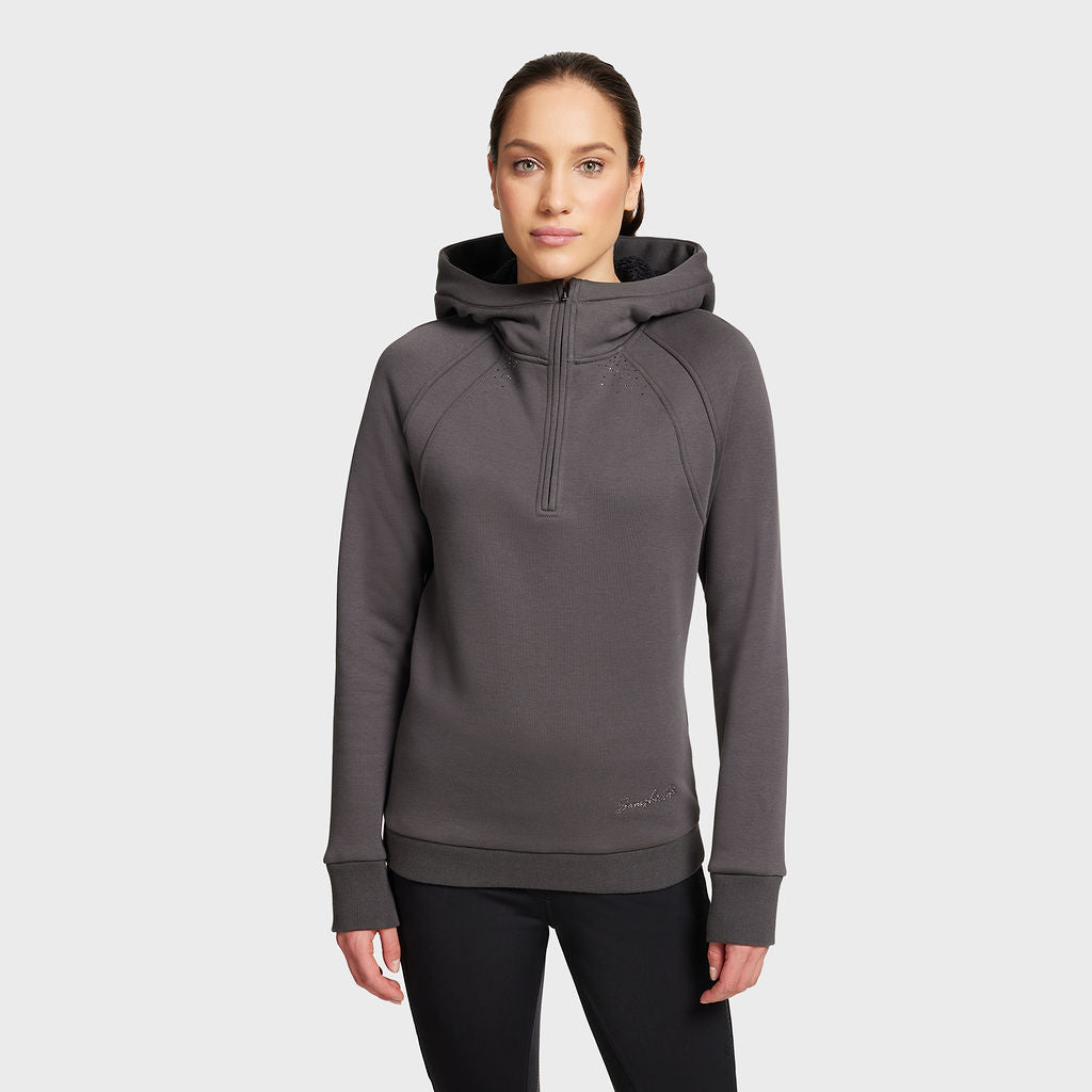 Ladies Betty Hoodie Sweatshirt - Asphalt (LAST ONE - SMALL)