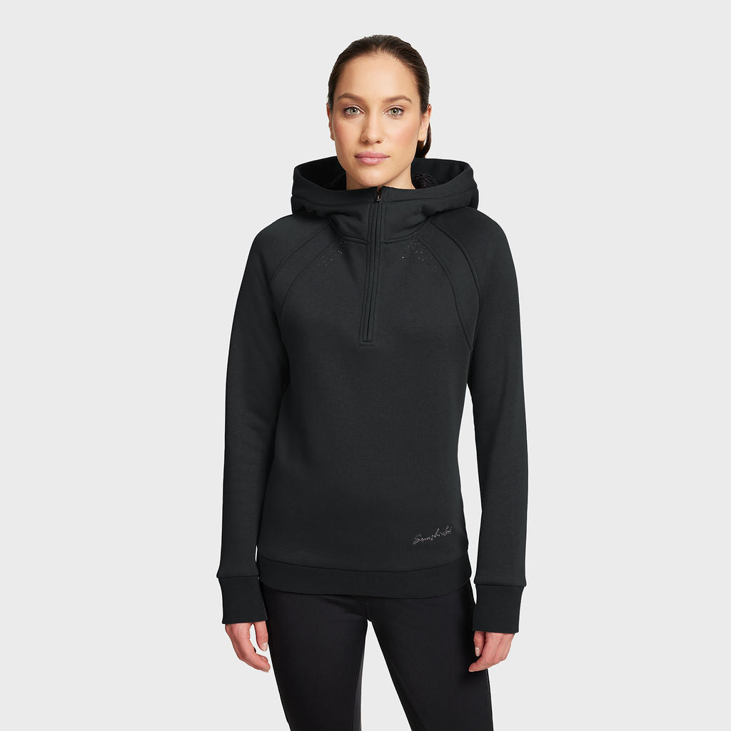 Ladies Betty Hoodie Sweatshirt - Black