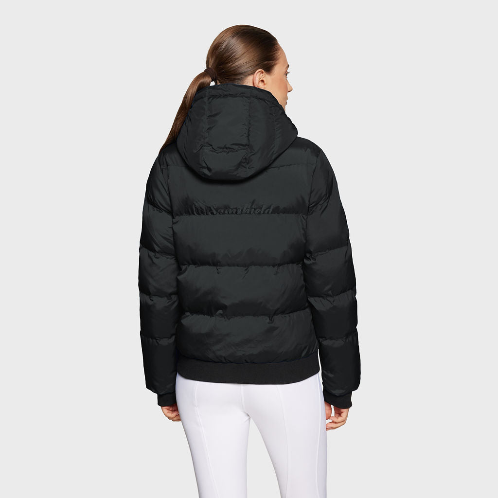 Ladies Billie Puffer Bomber - Black