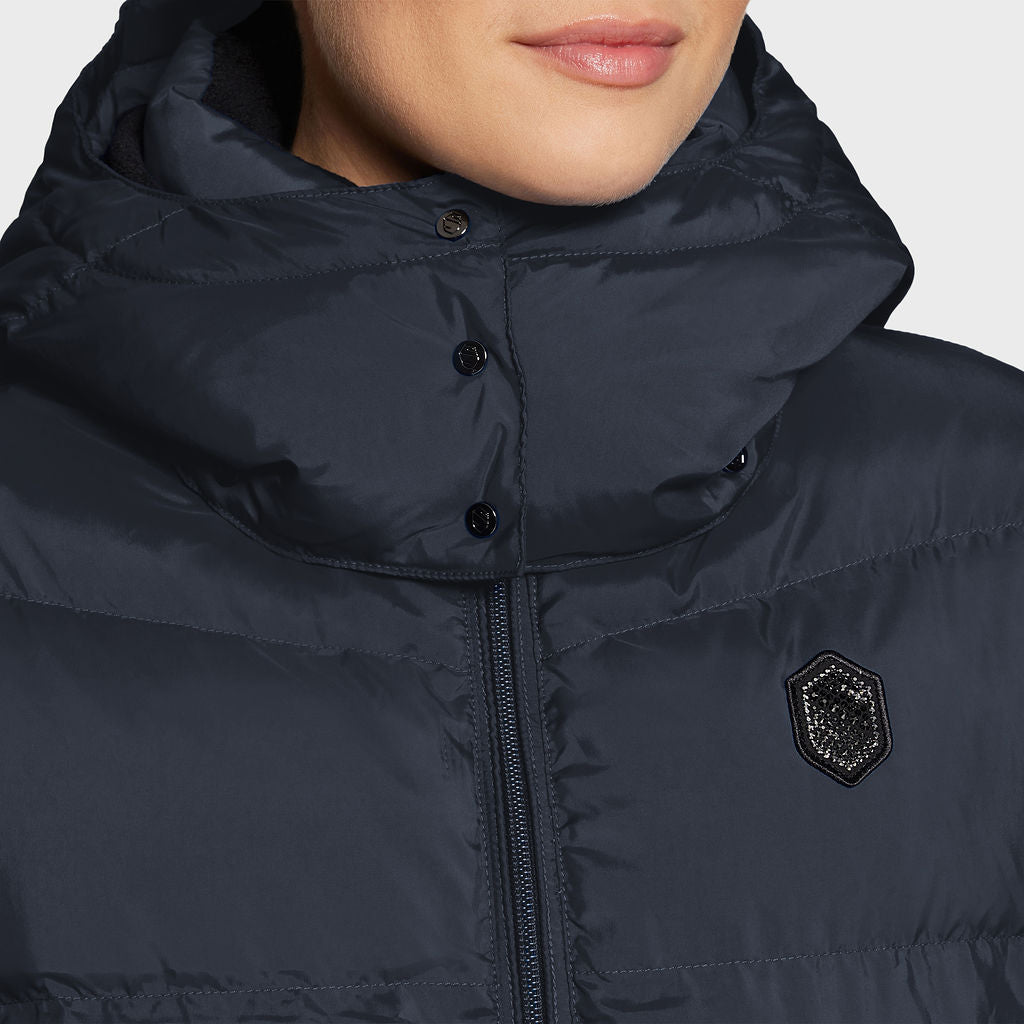 Ladies Billie Puffer Bomber - Navy