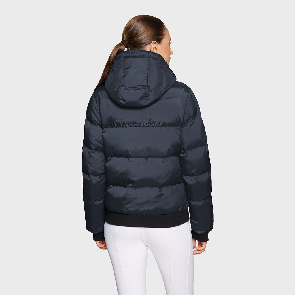 Ladies Billie Puffer Bomber - Navy