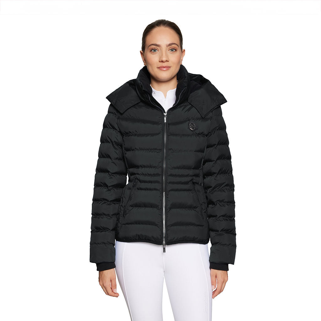 Ladies Courchevel Puffer Coat - Black