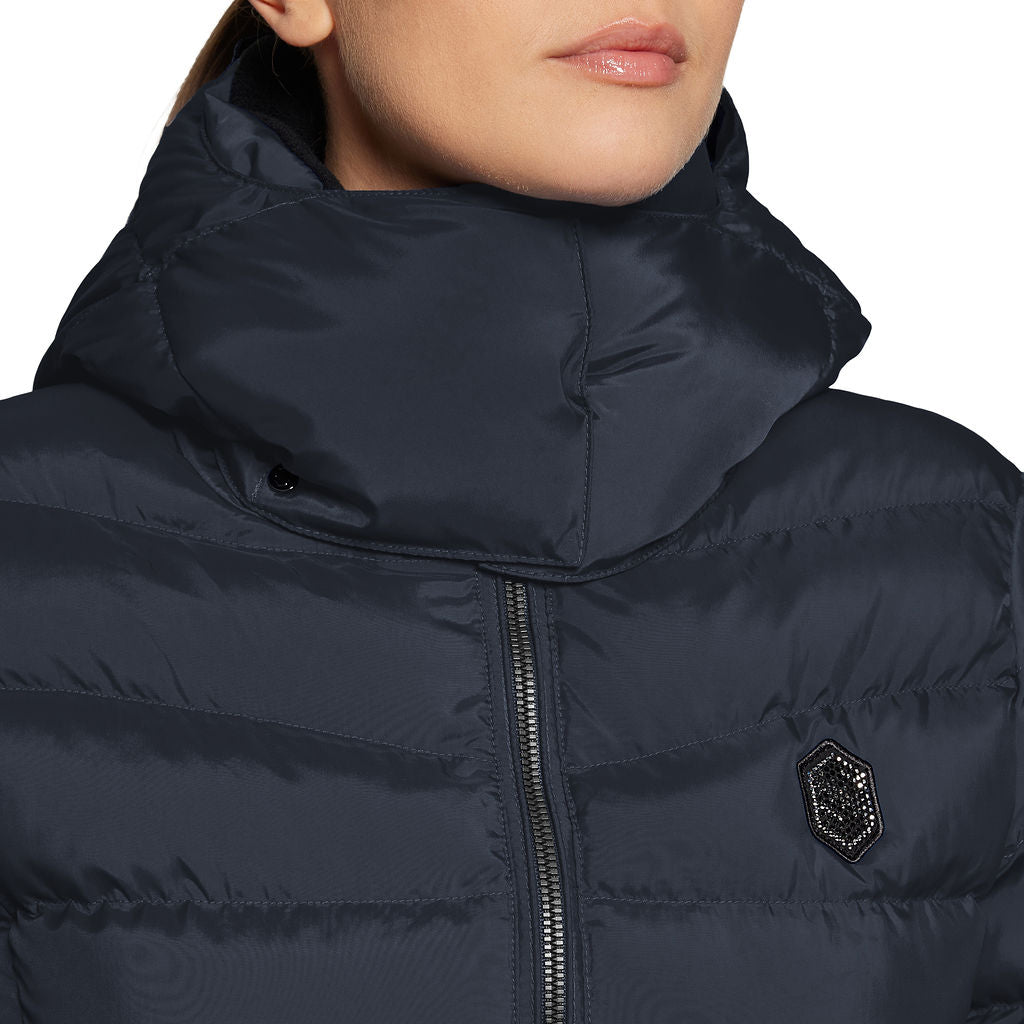 Ladies Courchevel Puffer Coat - Navy