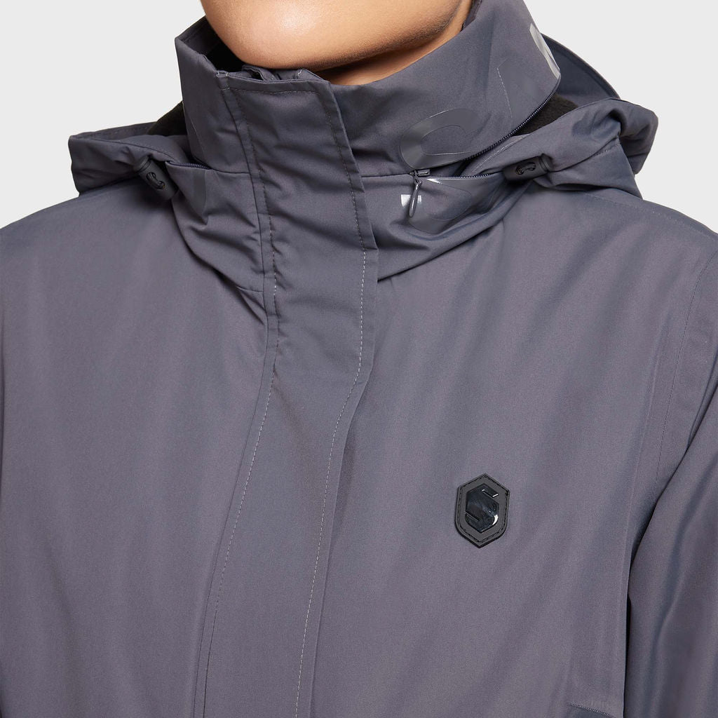 Ladies Elsa Short Waterproof Coat - Asphalt