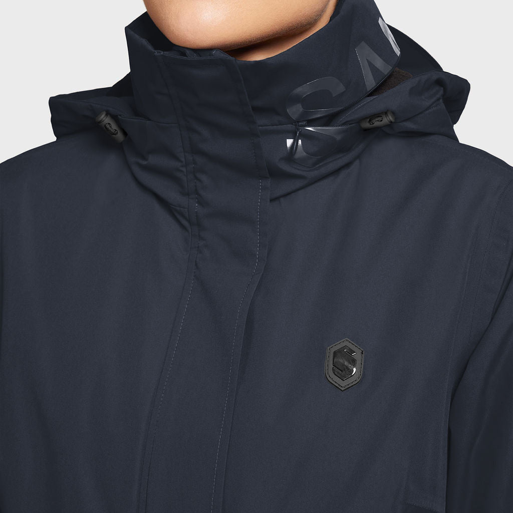 Ladies Elsa Short Waterproof Coat - Navy