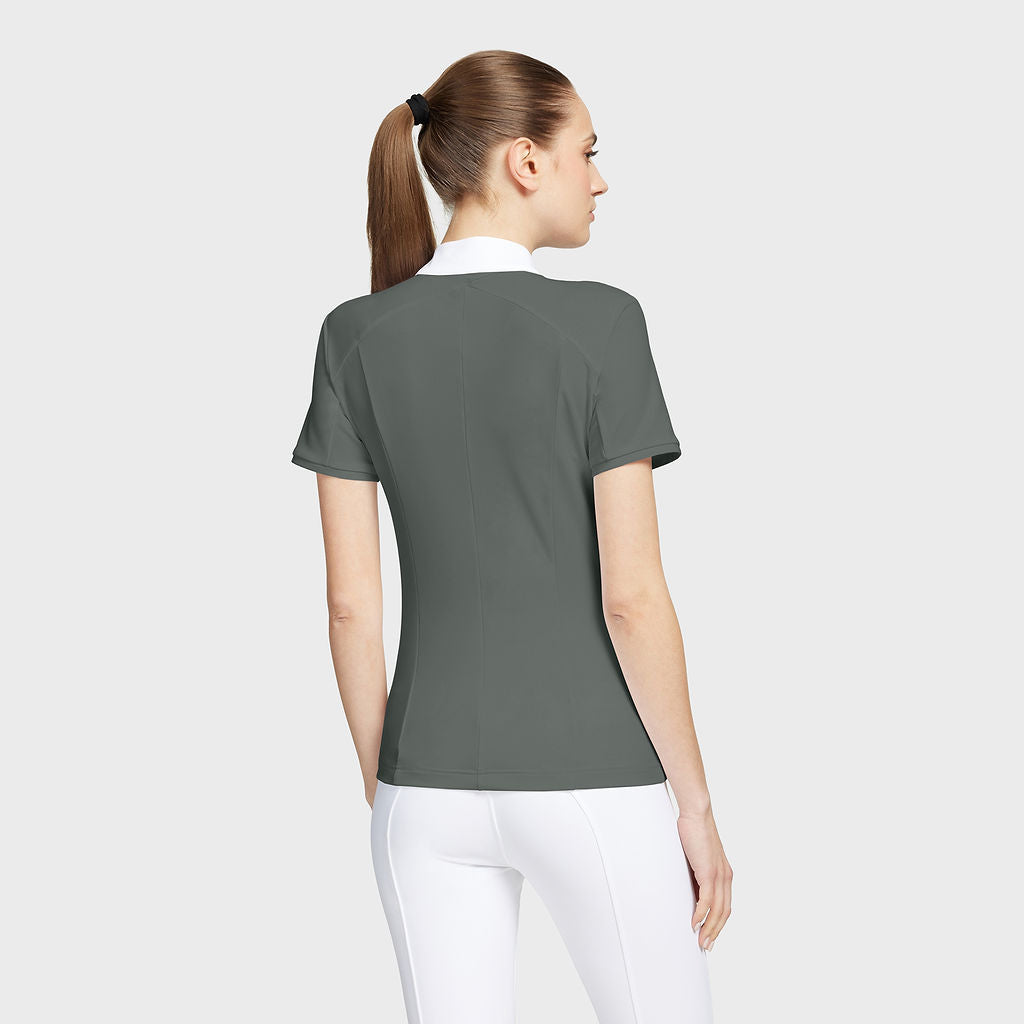 Ladies Gretta Short Sleeve Show Shirt - Dark Forest