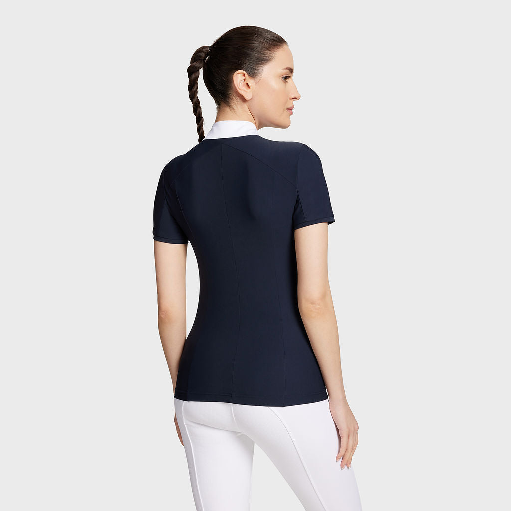 Ladies Gretta Short Sleeve Show Shirt - Navy
