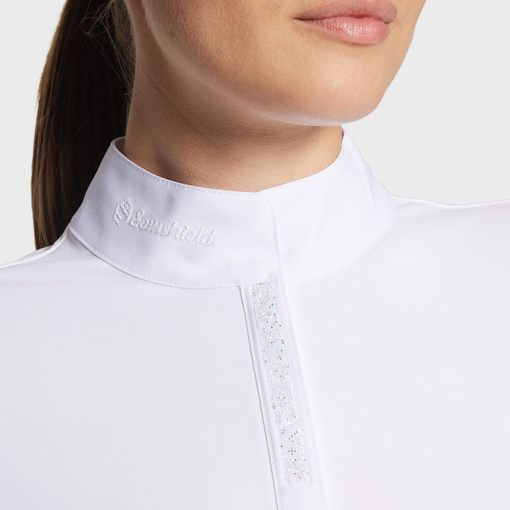 Ladies Julia Premium L/S Show Shirt - White