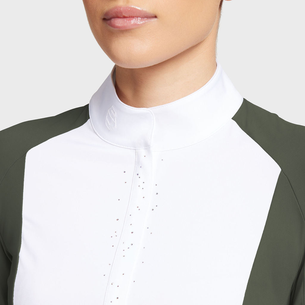 Ladies Lucia L/S Show Shirt - Avocado