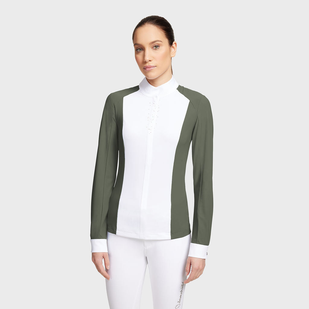 Ladies Lucia L/S Show Shirt - Avocado