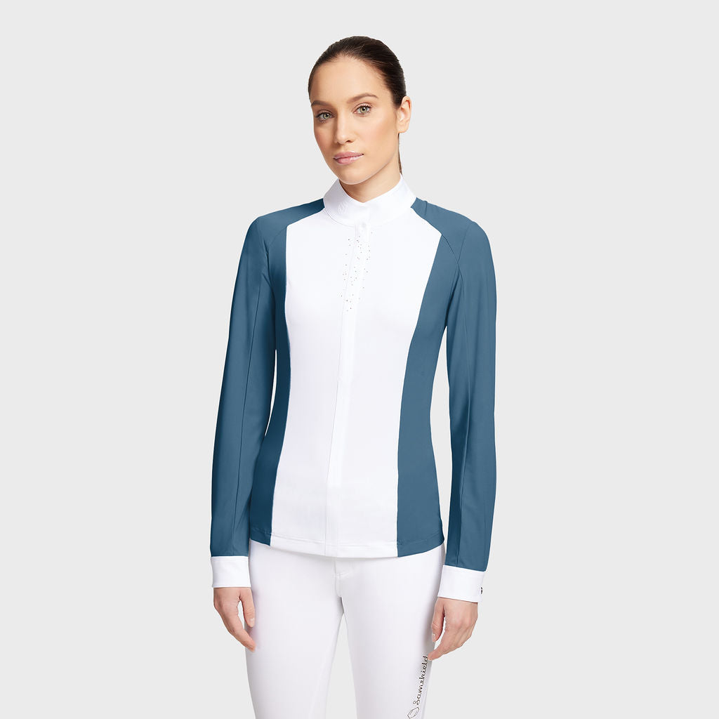 Ladies Lucia L/S Show Shirt - Poseidon