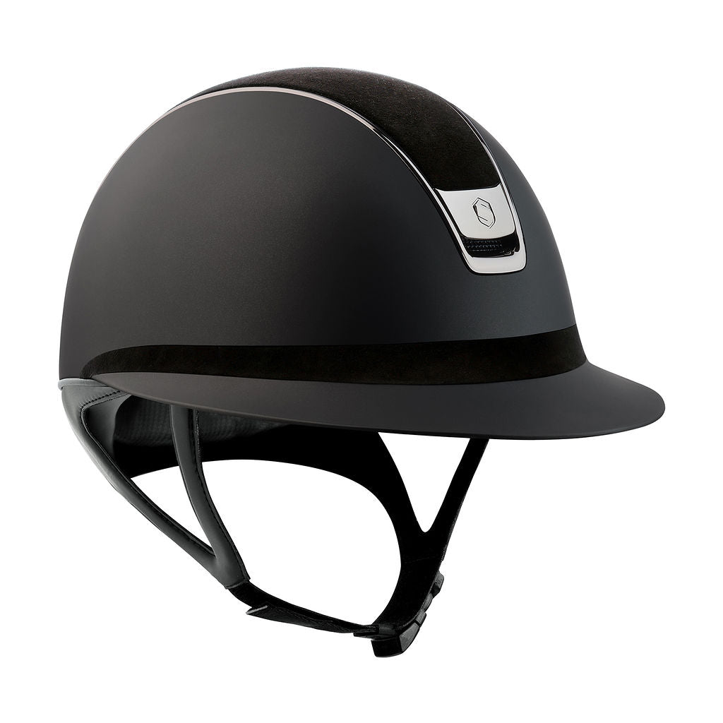 Miss 2.0 Shadowmatt Helmet Alcantara Top & Frontal Band - Black