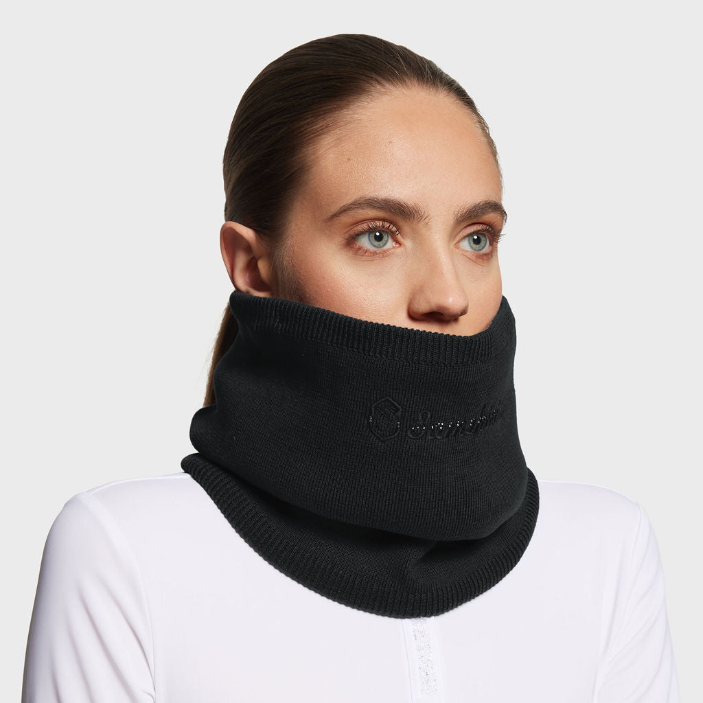 Ladies Neckwarmer Crystal - Black