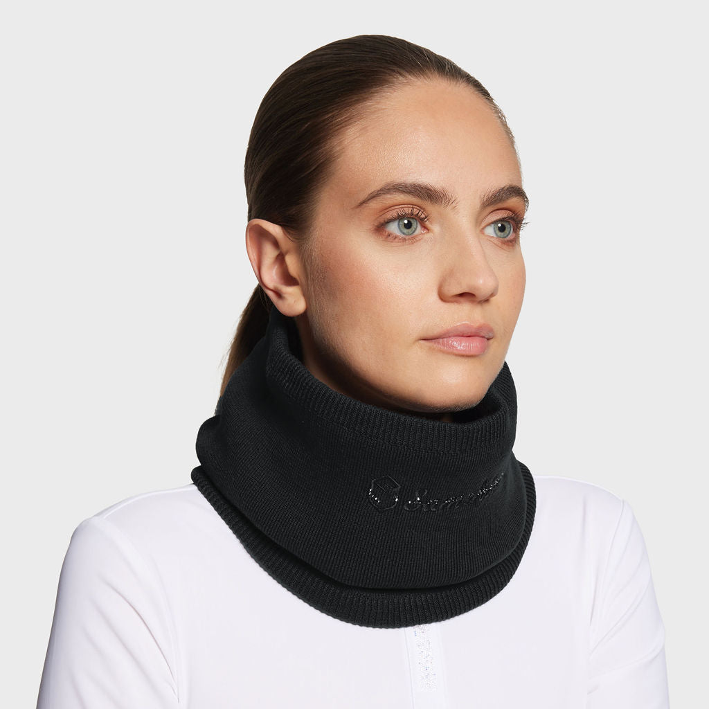 Ladies Neckwarmer Crystal - Black