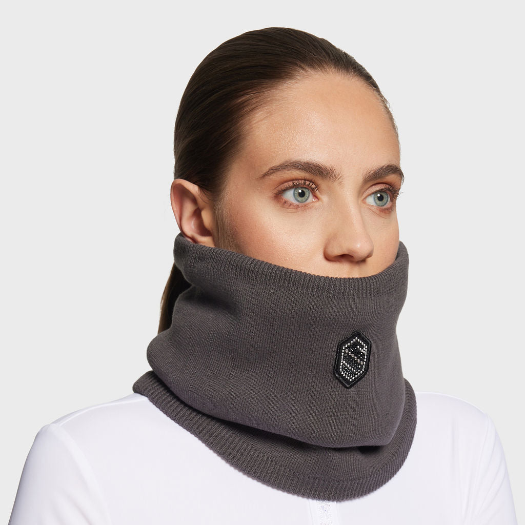 Ladies Neckwarmer Pearl - Asphalt