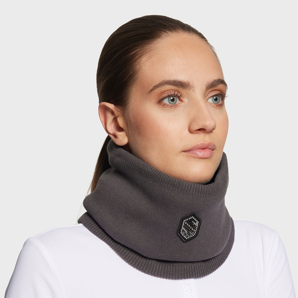 Ladies Neckwarmer Pearl - Asphalt