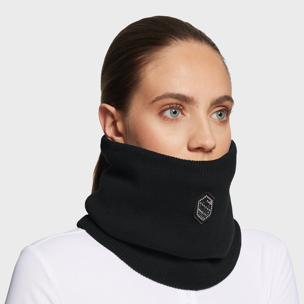 Ladies Neckwarmer Pearl - Black