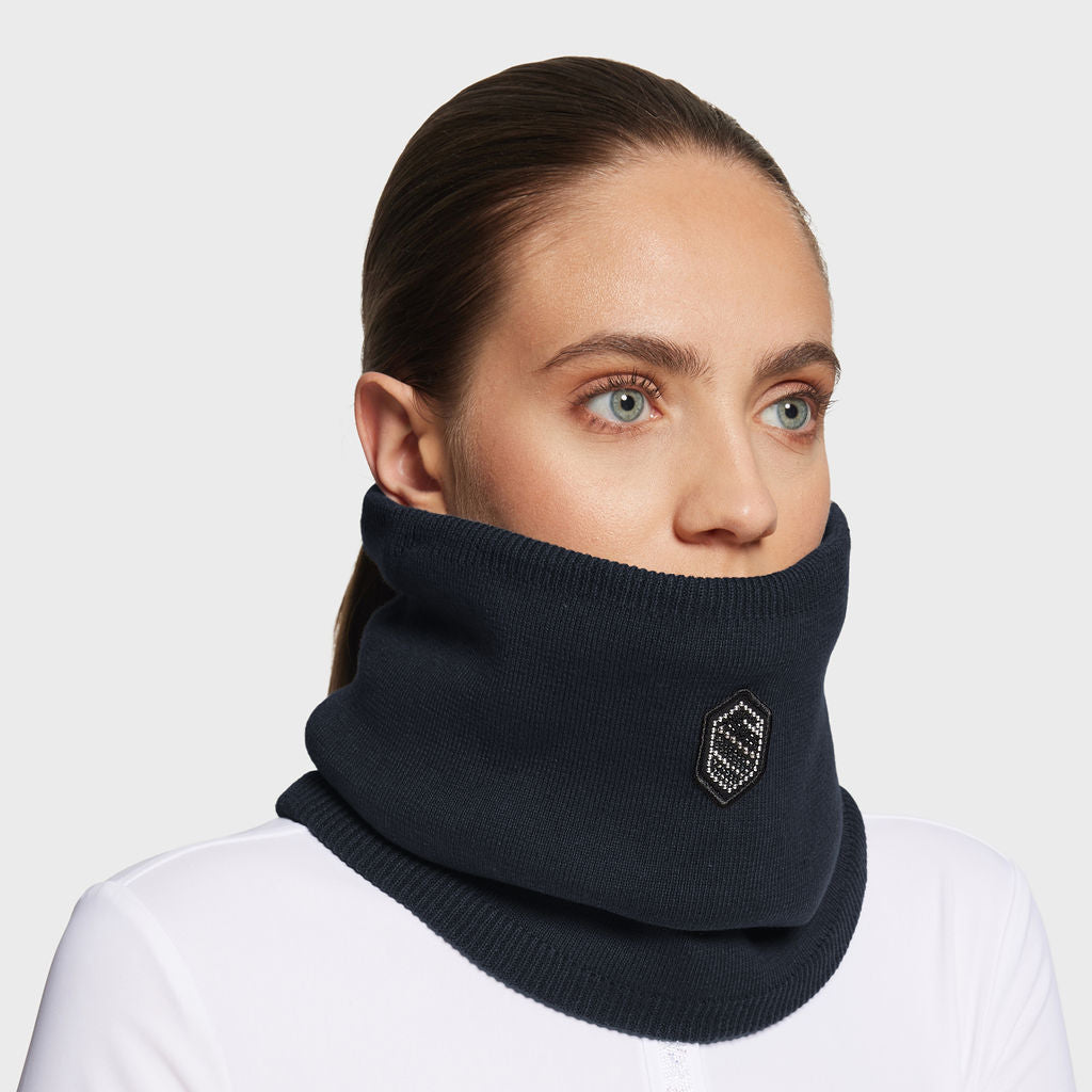 Ladies Neckwarmer Pearl - Navy