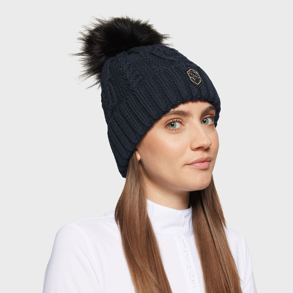 Ladies Nora Pearl Beanie - Navy