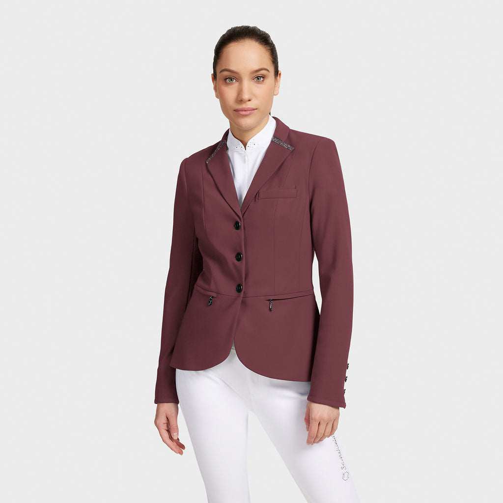 Ladies Victorine Premium Show Jacket - Amarante