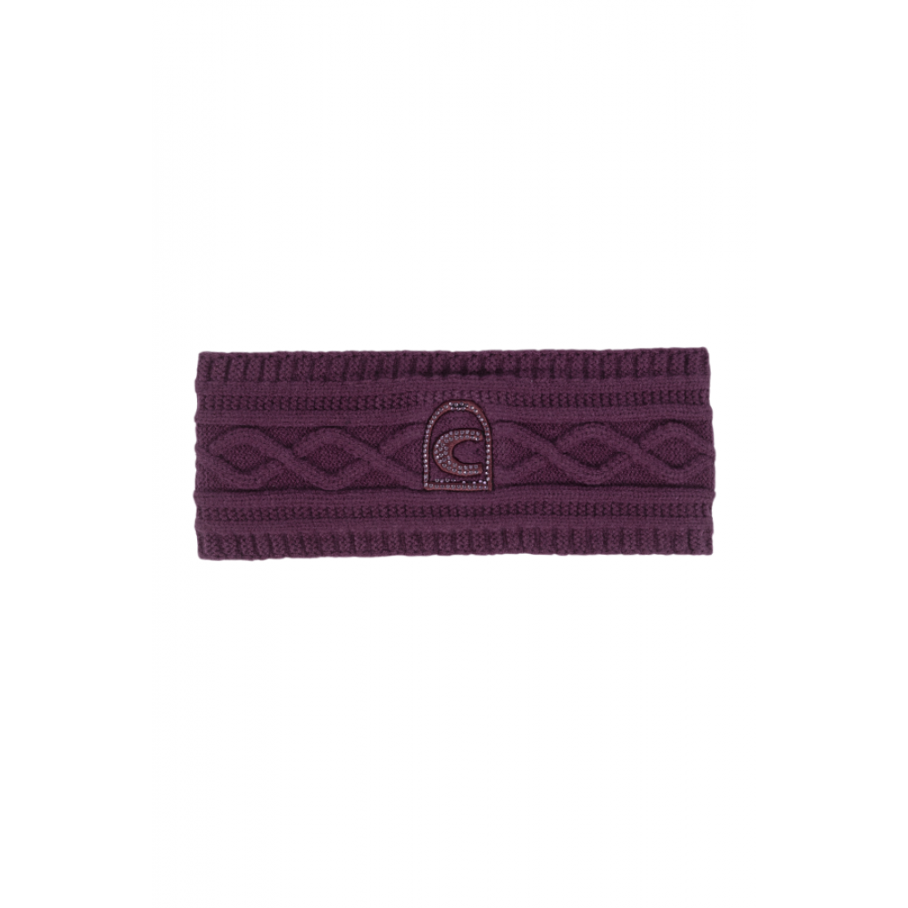 Ladies Cavalmorag Braided Knit Headband - Dusty Violet