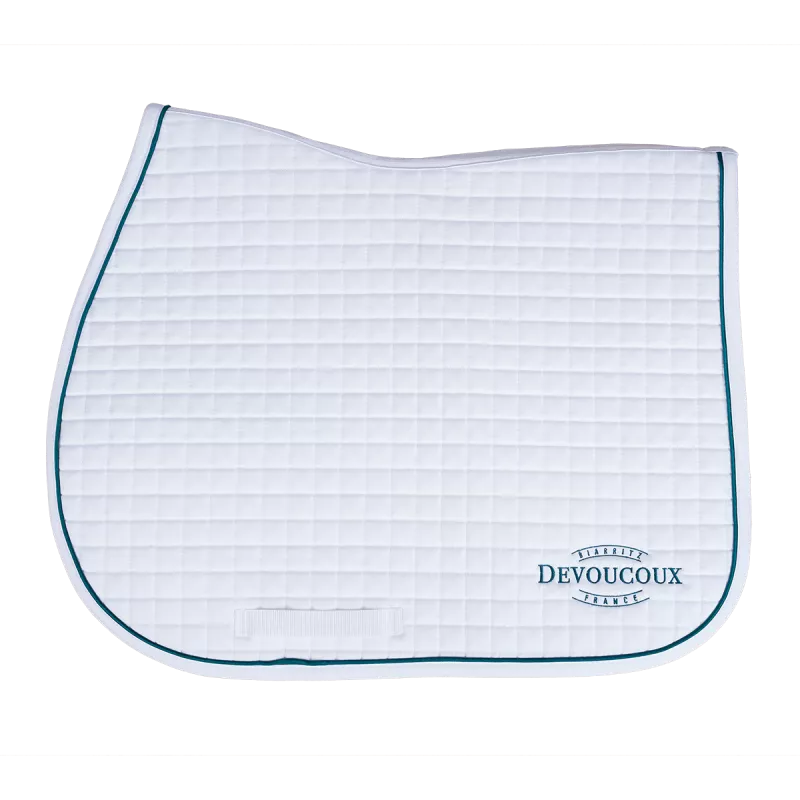 Biarritz White Saddle Pad