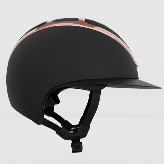 Star Lady Chrome Riding Helmet - Black/Everyrose