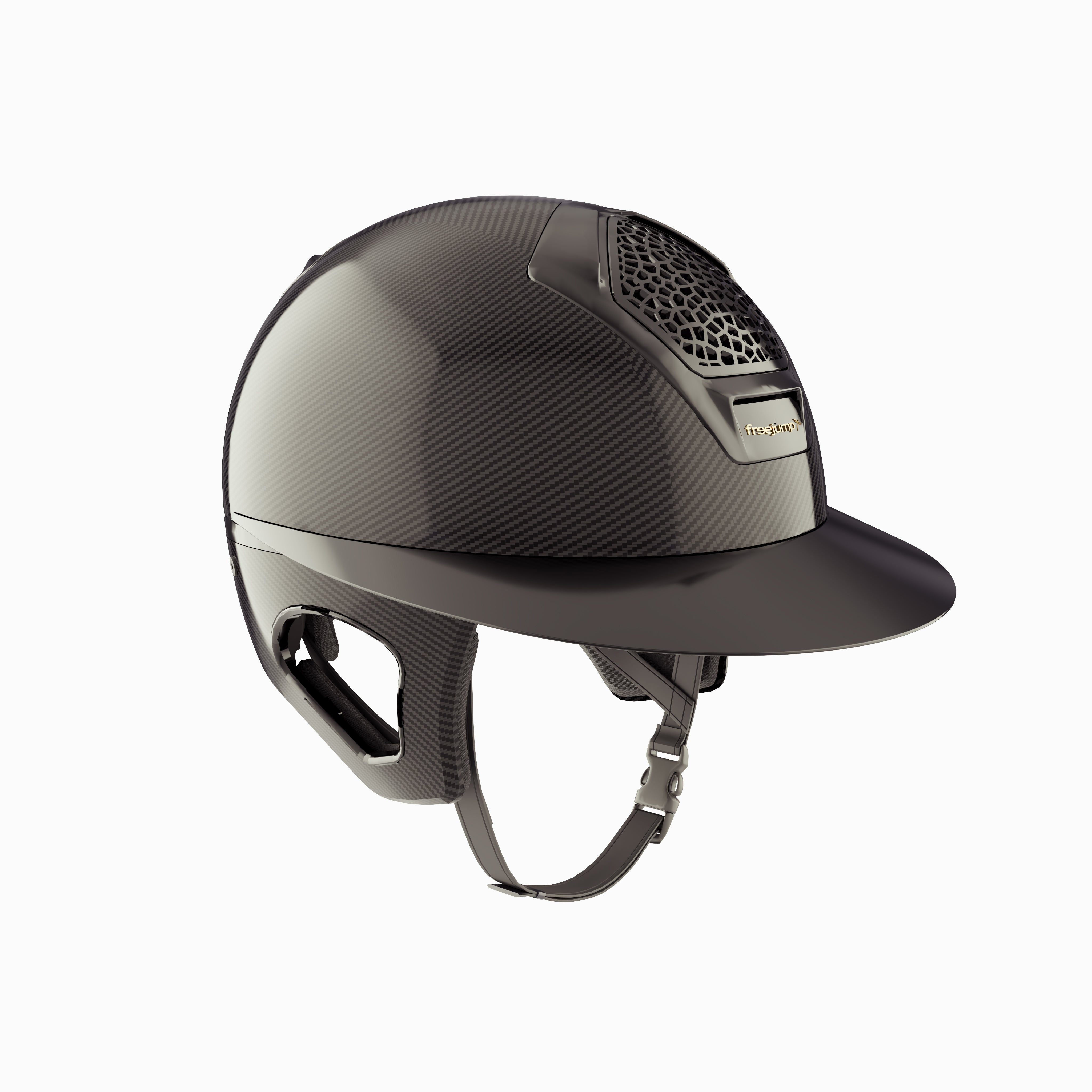 PRE-ORDER Voronoï Carbon Helmet With Temple Protection - Black