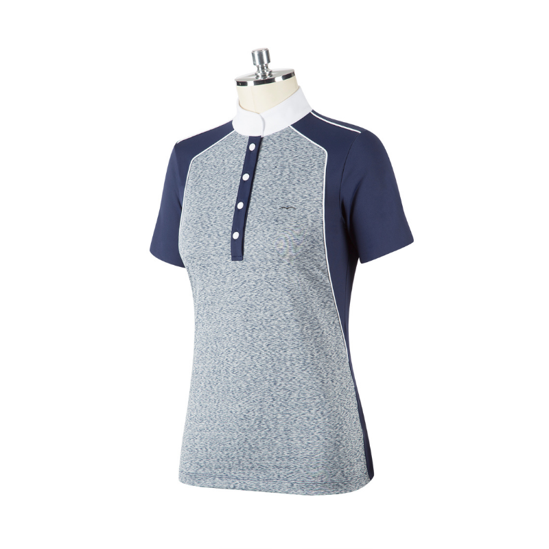 product shot image of the Ladies Baku Short Sleeve Show Shirt - Navy