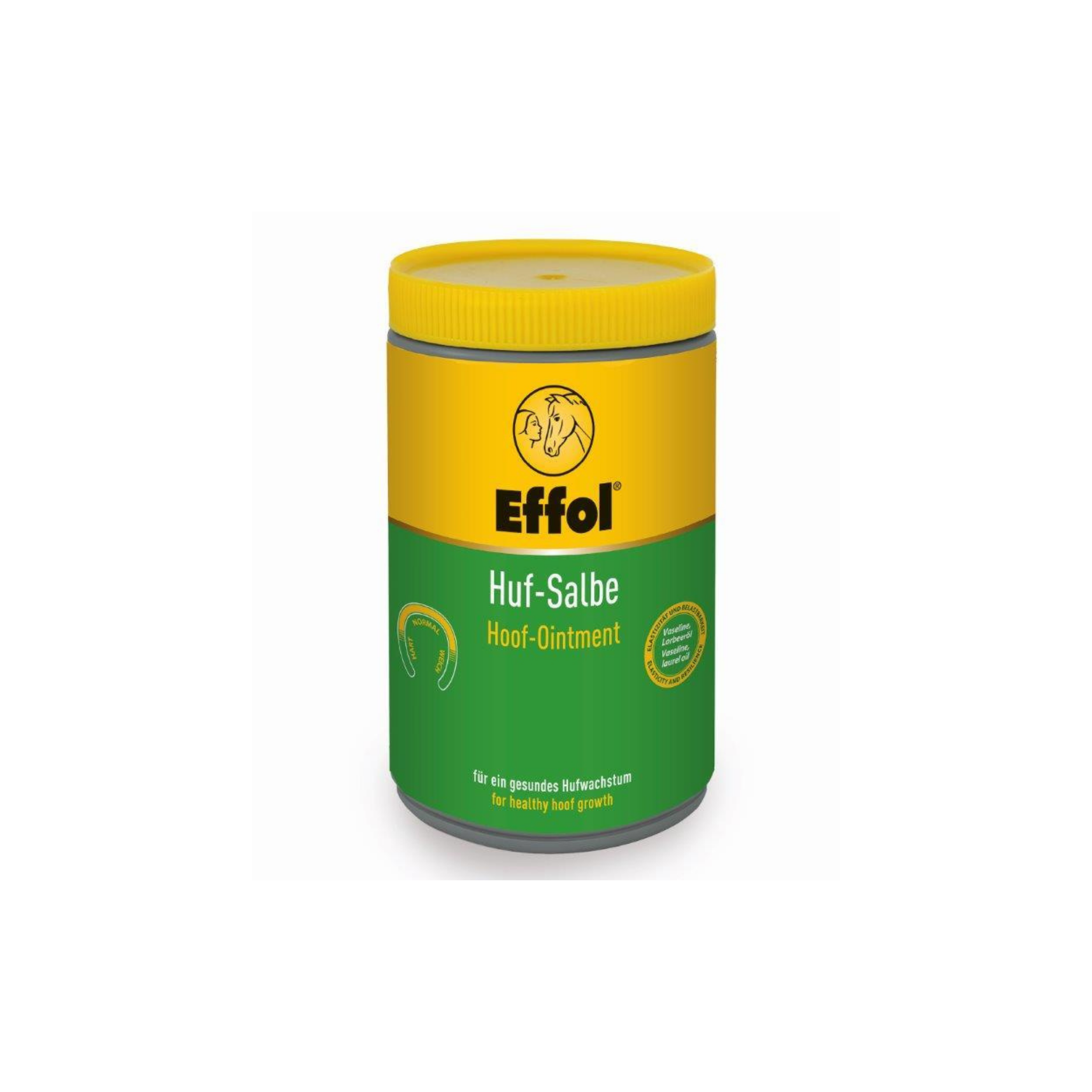 product shot image of the effol hoof salve natural 1l