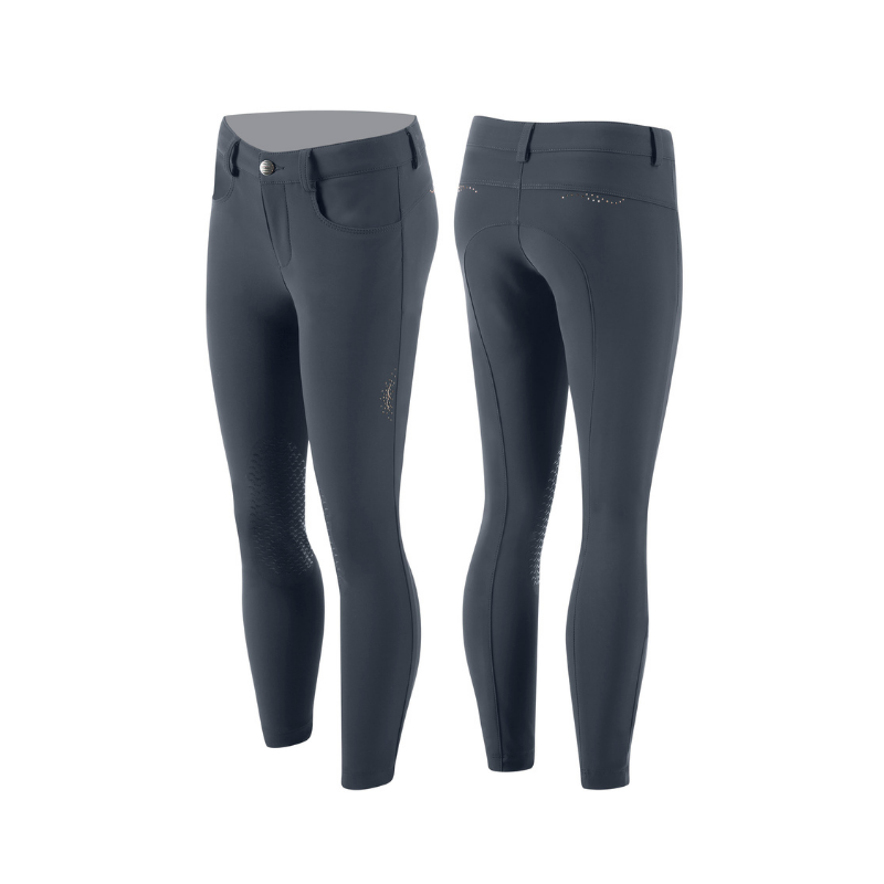 product shot image of the Girls Noogle Riding Breeches - Grey