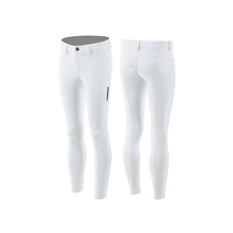 product shot image of the Boys Need Riding Breeches - White