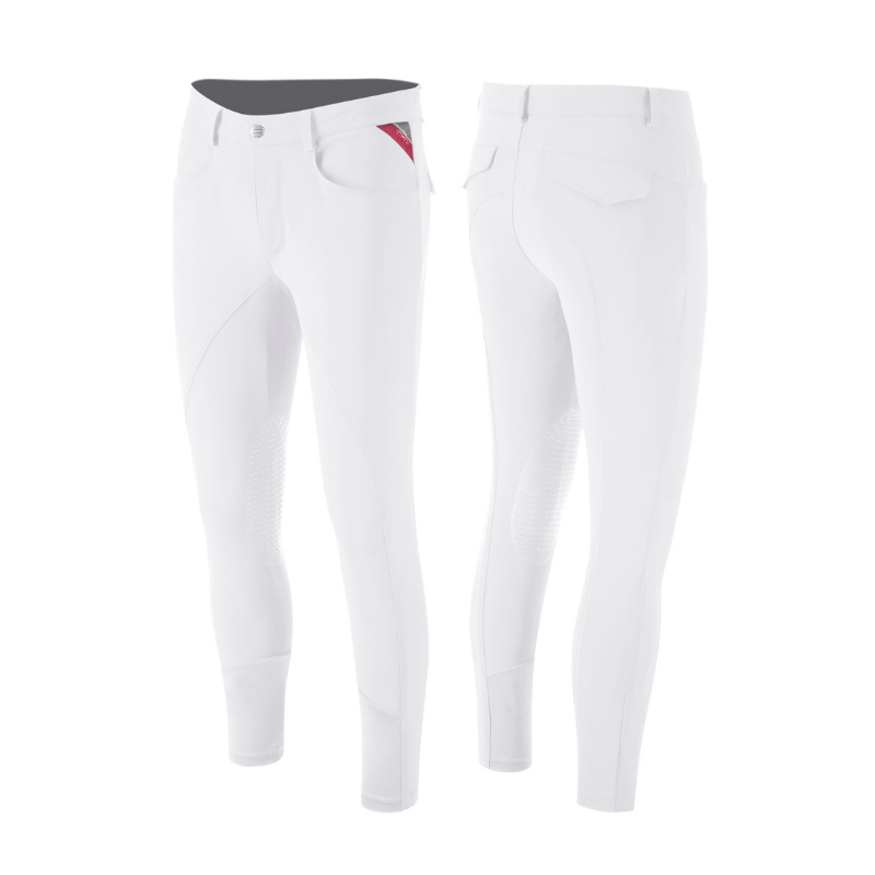 product shot image of the Mens Metrix Riding Breeches - White