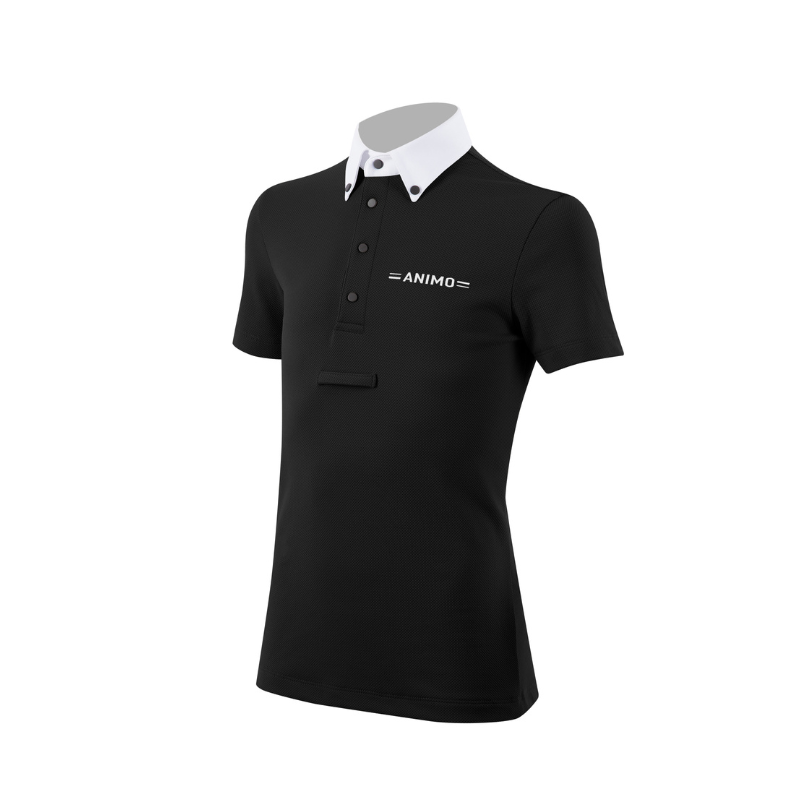 product shot image of the Boys Arpa Competition Polo - Black