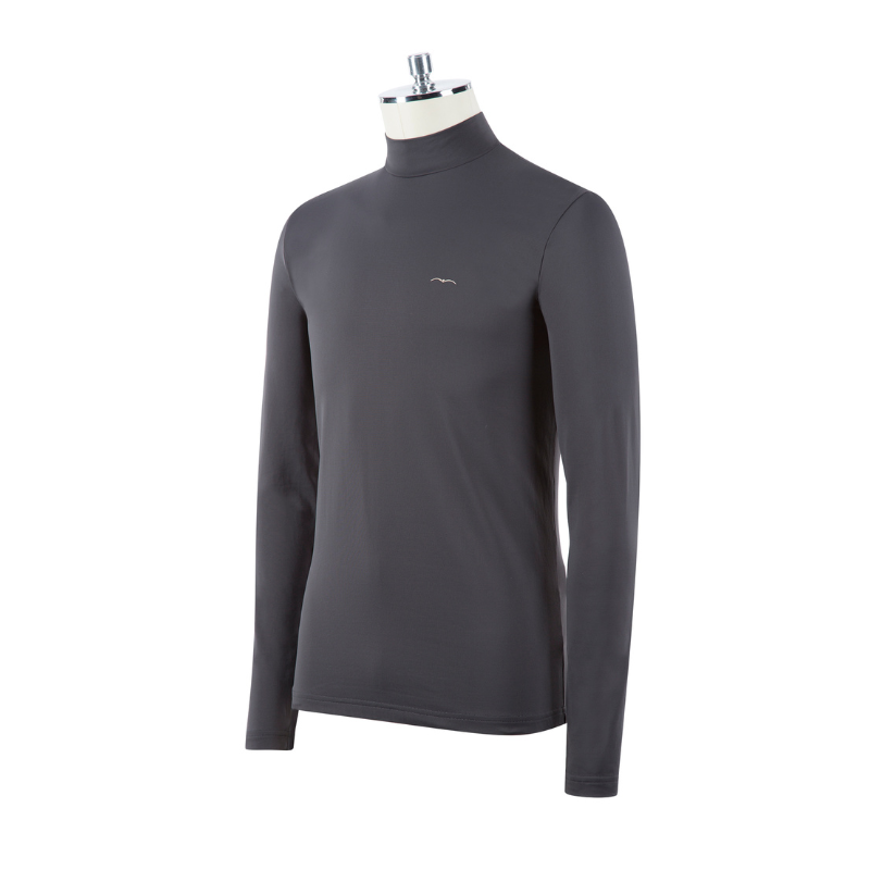product shot image of the Mens Agesty Turtleneck Polo - Grey