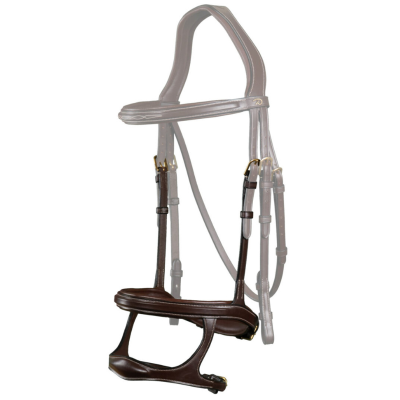 product shot image of the dy'on double noseband brown