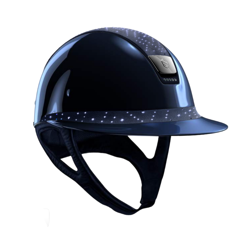 product shot image of the Custom Aztec Miss Shield Shadowglossy With Top & Frontal Band -  Navy